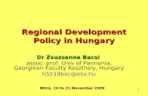 Regional Development Policy in Hungary