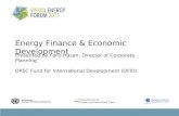 Energy Finance & Economic Development