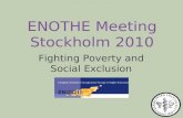 ENOTHE  Meeting Stockholm 2010