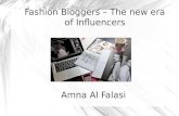 Fashion Bloggers – The new era of Influencers Amna Al Falasi