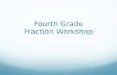 Fourth Grade Fraction Workshop