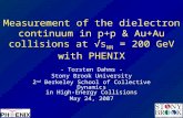 Measurement of the dielectron continuum in p+p & Au+Au collisions at √s NN  = 200 GeV with PHENIX