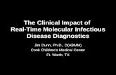 The Clinical Impact of  Real-Time Molecular Infectious Disease Diagnostics