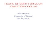FIGURE OF MERIT FOR MUON IONIZATION COOLING