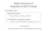 Solar Sources of  Impulsive SEP Events