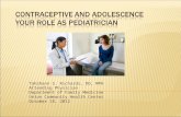 Contraceptive and Adolescence Your Role As Pediatrician