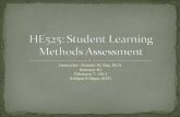 HE525: Student Learning Methods Assessment