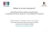 Zaynab Essack; Catherine Slack & Ann Strode  HIV AIDS Vaccines Ethics Group (HAVEG)