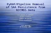 PyRAF/Pipeline Removal of SAA Persistence from NICMOS Data