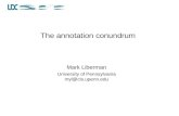 The annotation conundrum