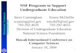 NSF Programs to Support Undergraduate Education