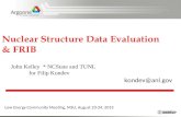 Nuclear Structure Data Evaluation & FRIB