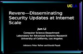 Revere — Disseminating Security Updates at Internet Scale