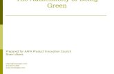 The Authenticity of Being Green