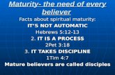 Maturity- the need of every believer