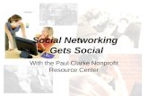 Social Networking  Gets Social