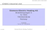 Siemens Electric Heating AS Bratsbergvegan 5 N-7493 TRONDHEIM Norway 21/6/2002
