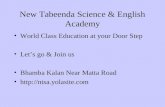 New Tabeenda Science & English Academy