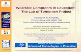Wearable Computers in Education:  The Lab of Tomorrow Project