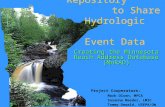 Building a Repository              to Share Hydrologic               Event Data
