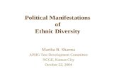 Political Manifestations  of  Ethnic Diversity