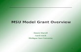 MSU Model Grant Overview