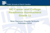 NC Career and College Readiness Assessment Grade 11