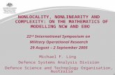 NONLOCALITY, NONLINEARITY AND COMPLEXITY: ON THE MATHEMATICS OF MODELLING NCW AND EBO