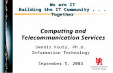 Computing and Telecommunication Services