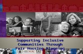 Supporting Inclusive Communities Through Fair Housing Planning