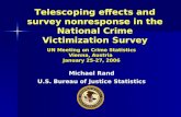 Telescoping effects and survey nonresponse in the National Crime Victimization Survey