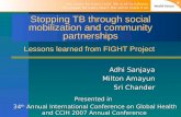 Stopping TB through social mobilization and community partnerships