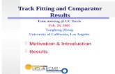Track Fitting and Comparator Results