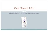 Cal Grant 101