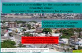 Hazards and Vulnerability for the population on the  Brazilian Coast: