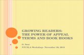Growing Readers:   The Power of Appeal Terms and book hooks