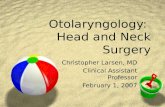 Otolaryngology:  Head and Neck Surgery