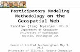 Participatory Modeling Methodology  on the Geospatial Web