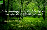 Will exobiology out of the Solar System stop after the DARWIN mission ?