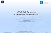 ESO AO Detector  Controller for the E-ELT