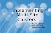 Implementing Multi-Site Clusters