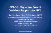 PPADS: Physician- PArent  Decision-Support for NICU