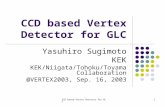 CCD based Vertex Detector for GLC