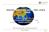 NOISE- INDUCED HEAR ING LOSS IN  ASIA