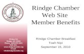 Rindge Chamber Web Site  Member Benefits