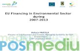 EU Financing in Environmental Sector  during 2007-2013