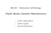 Part2. Basic Genetic Mechanisms