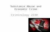 Substance Abuse and Economic Crime