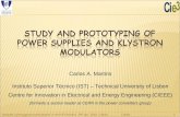 Study and prototyping of power supplies and klystron modulators