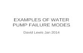 EXAMPLES OF WATER PUMP FAILURE MODES